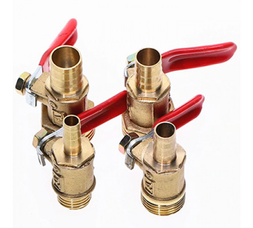 Штуцер с краном ST 60044HV1012 1/2 - 10 мм. M-Штуцер