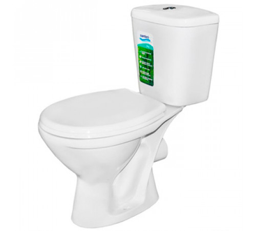 Унитаз-компакт SANTERI PRO 1.P215.5.S00.00B.F, цвет белый