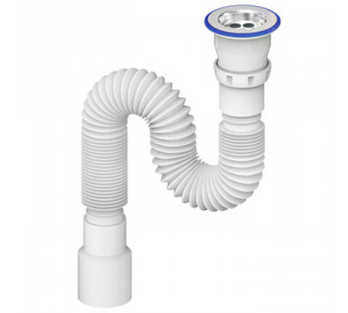 Гофросифон ЮНИКОРН DELTA D220 1-1/2х40/50 мм