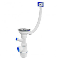 Сифон VIRPlast ЭЛИТ 30986176 1-1/2 х 40 мм с отводом