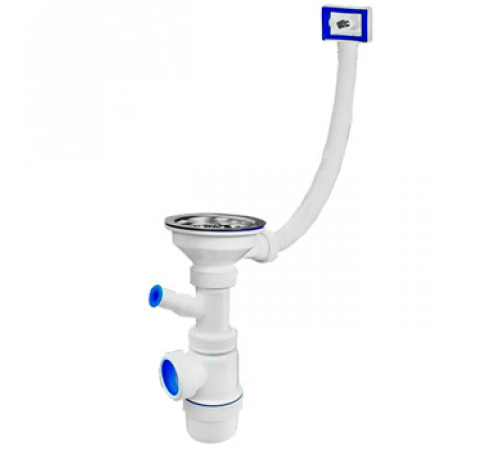 Сифон VIRPlast ЭЛИТ 30986176 1-1/2 х 40 мм с отводом