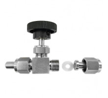 Игольчатый кран тонкой настройки AISI 304 SM-SS3012 12 мм (нержавейка)