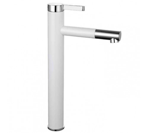 Смеситель для раковины FRAP F1052-15 цвет белый/хром