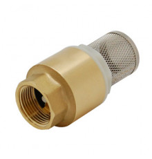 Обратный клапан с сеткой SM-02604 3/4 F (сердечник пластик)