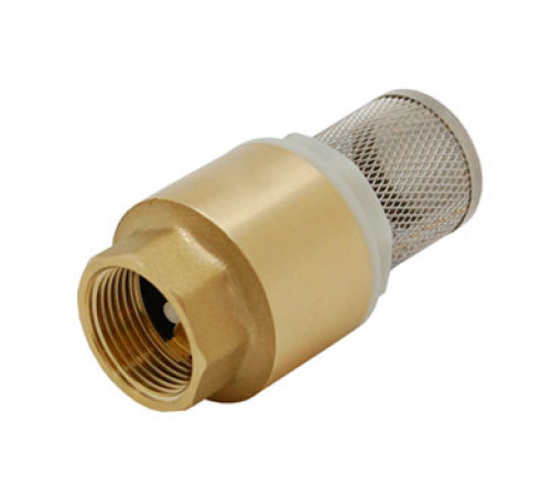 Обратный клапан с сеткой SM-02604 3/4 F (сердечник пластик)