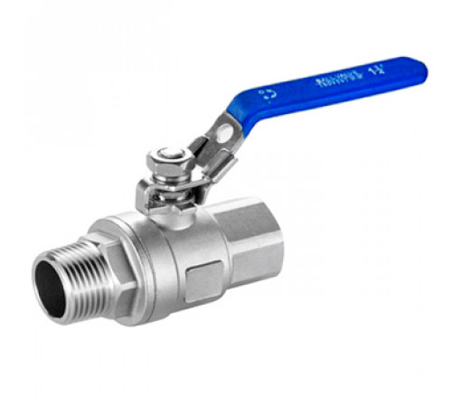 Шаровой кран AISI 304 SM-SB1105 1 FM с фиксатором (нержавейка)