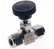 Игольчатый кран тонкой настройки AISI 304 SM-SS3106 6 мм (нержавейка)