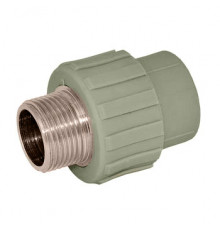 Переходник полипропиленовый ST S25M4 25 - 3/4 M (серый)