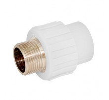 Переходник полипропиленовый ST W - S32M3 32 - 1/2 M (белый)