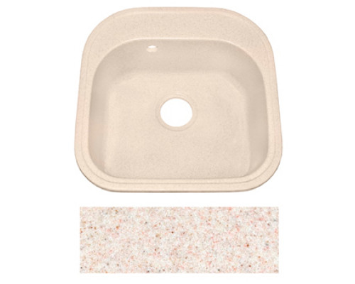 Мойка для кухни искусственный камень FОSТО 48-49 (800 замороженный персик)