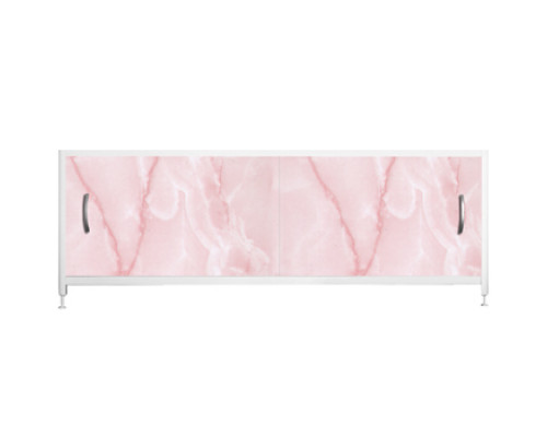 Экран под ванну ВладЭк "STEEL №18" 170 см розовый мрамор