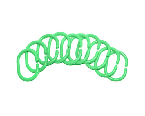 Комплект колец для штор ST AC09004 цвет зеленый (набор 10 шт.)