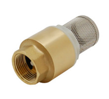 Обратный клапан с сеткой SM-02605 1" F (сердечник пластик)