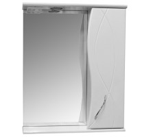 Шкаф зеркальный в ванную комнату "АЛЕКСА 60" правый с подсветкой