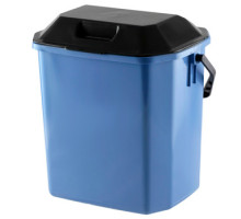 Ведро для мусорное с крышкой (10 литров) пластик