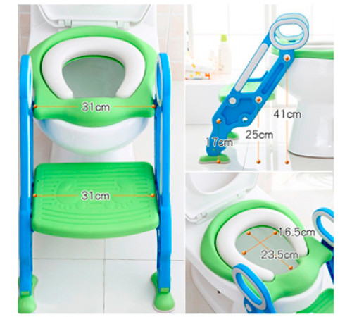 Стульчик для унитаза детский со ступенькой ST SM-HS3120/BG