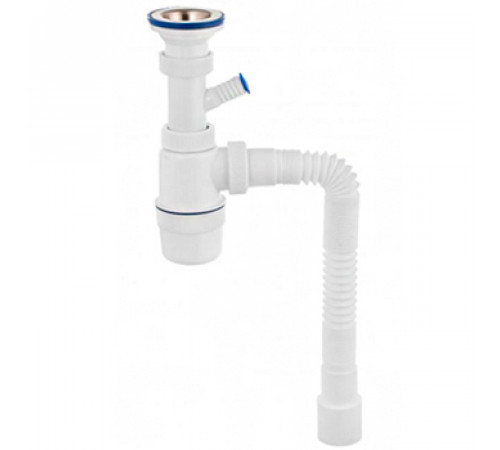 Сифон с отводом VIRPlast ЭЛИТ 30986143 1-1/2 х 40/50 мм