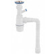 Сифон с отводом VIRPlast ЭЛИТ 30986143 1-1/2 х 40/50 мм