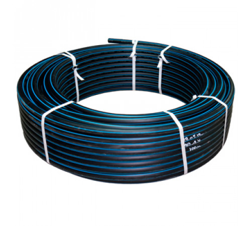 Труба ПНД (ПЭ) PE 100 PN10 40х3,0 для питьевой воды (бухта 100 м)