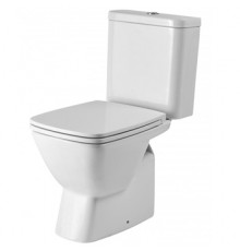 Унитаз-компакт SANTEK НЕО 1.WH30.2.470, выпуск прямой, сиденье дюропласт soft-close slim, спуск двухрежимный, цвет белый