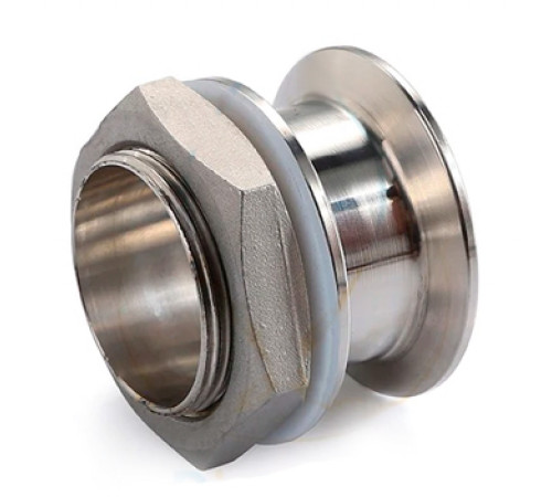 Внешний адаптер кламп с гайкой Tri-Clamp SSTC-MFN4206 1-1/2хM1-1/4 наружная