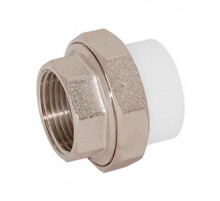Муфта разъемная полипропиленовая Американка W - U32F4 32-3/4 F (белый)