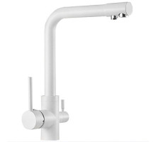 Смеситель для кухни MATRIX SMF-323607/WT белый 2 in 1 для подключения фильтра питьевой воды