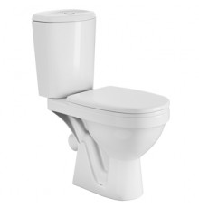 Унитаз-компакт ROSA ДОН, спуск двухрежимный, сиденье, цвет белый