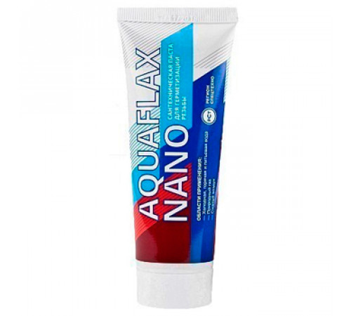 Паста сантехническая для уплотнения резьбы AQUAFLAX NANO (80 г)