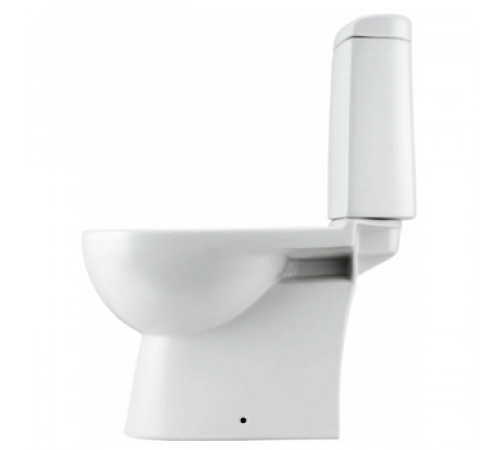 Унитаз-компакт SANTEK ОСТИН 1.WH50.1.856, выпуск прямой, сиденье дюропласт soft-close slim, спуск двухрежимный, цвет белый