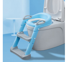 Стульчик для унитаза детский со ступенькой ST SM-JL6001/BL