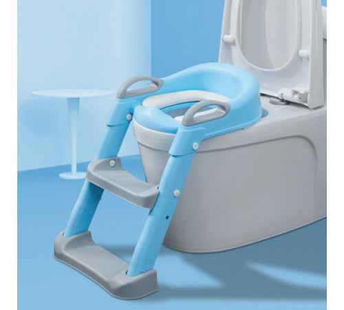 Стульчик для унитаза детский со ступенькой ST SM-JL6001/BL