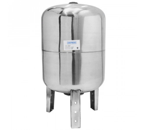 Гидроаккумулятор UNIPUMP UNIPRESS вертикальный (100 л) нержавеющая сталь