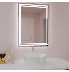 Зеркало МИЛАНИЯ ТИТАН с LED подсветкой (600х800 мм)