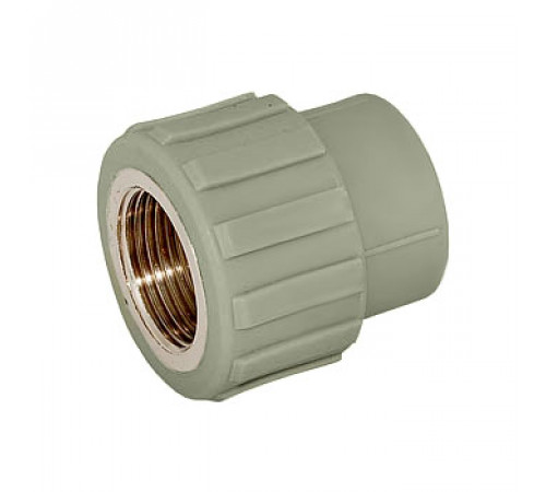 Переходник полипропиленовый ST S20F4 20 - 3/4 F (серый)