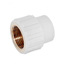 Переходник полипропиленовый W - S25F5 25-1 F (белый)