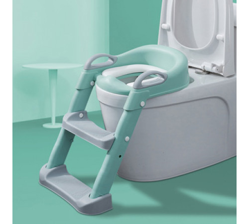 Стульчик для унитаза детский со ступенькой ST SM-JL6001/GN