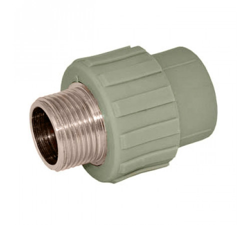 Переходник полипропиленовый ST S20M3 20 - 1/2 M (серый)