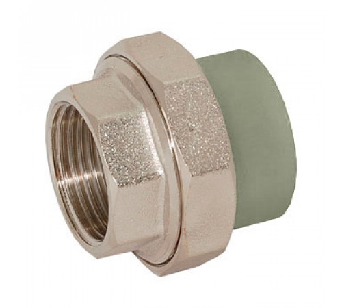 Американка полипропиленовая ST U25F3 25 - 1/2 F (серый)