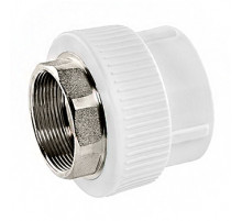 Переходник полипропиленовый W - S50F7 50 - 1-1/2 F под ключ (белый)