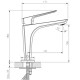 Смеситель для раковины MATRIX SMF-323910 ELEGANT