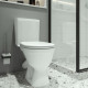 Унитаз-компакт SANTEK УНО 1.WH50.1.613, выпуск косой, сиденье полипропиленовое soft-close, спуск двухрежимный, цвет белый
