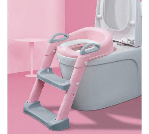 Стульчик для унитаза детский со ступенькой ST SM-JL6001/PK