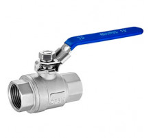 Шаровой кран AISI 304 SM-SB1004 3/4 FF с фиксатором (нержавейка)