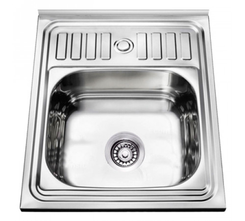 Мойка нержавейка FRAP F65060 (600х500) 0.6 mm накладная
