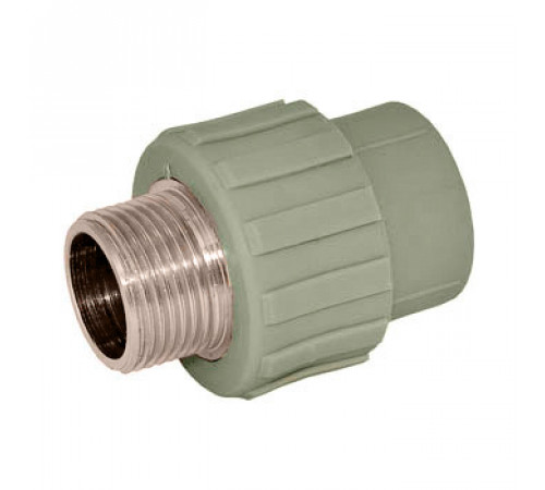 Переходник полипропиленовый ST S20M4 20 - 3/4 M (серый)