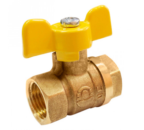 Газовый кран VALFEX 1/2 FF бабочка