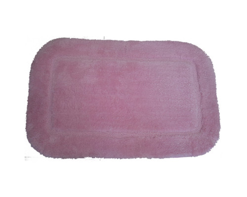 Коврик для ванной "Lux Border" 50х80см розовый