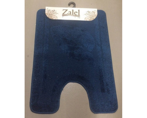 Коврик для туалета "Zalel" 50х80см синий