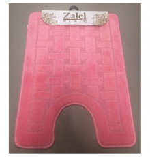 Коврик для туалета "Zalel" 50х80см розовый